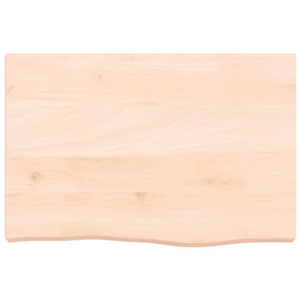 Wandschap 60x40x(2-6) cm onbehandeld massief eikenhout is nu te koop bij PeponiXL, paradijselijk wonen!