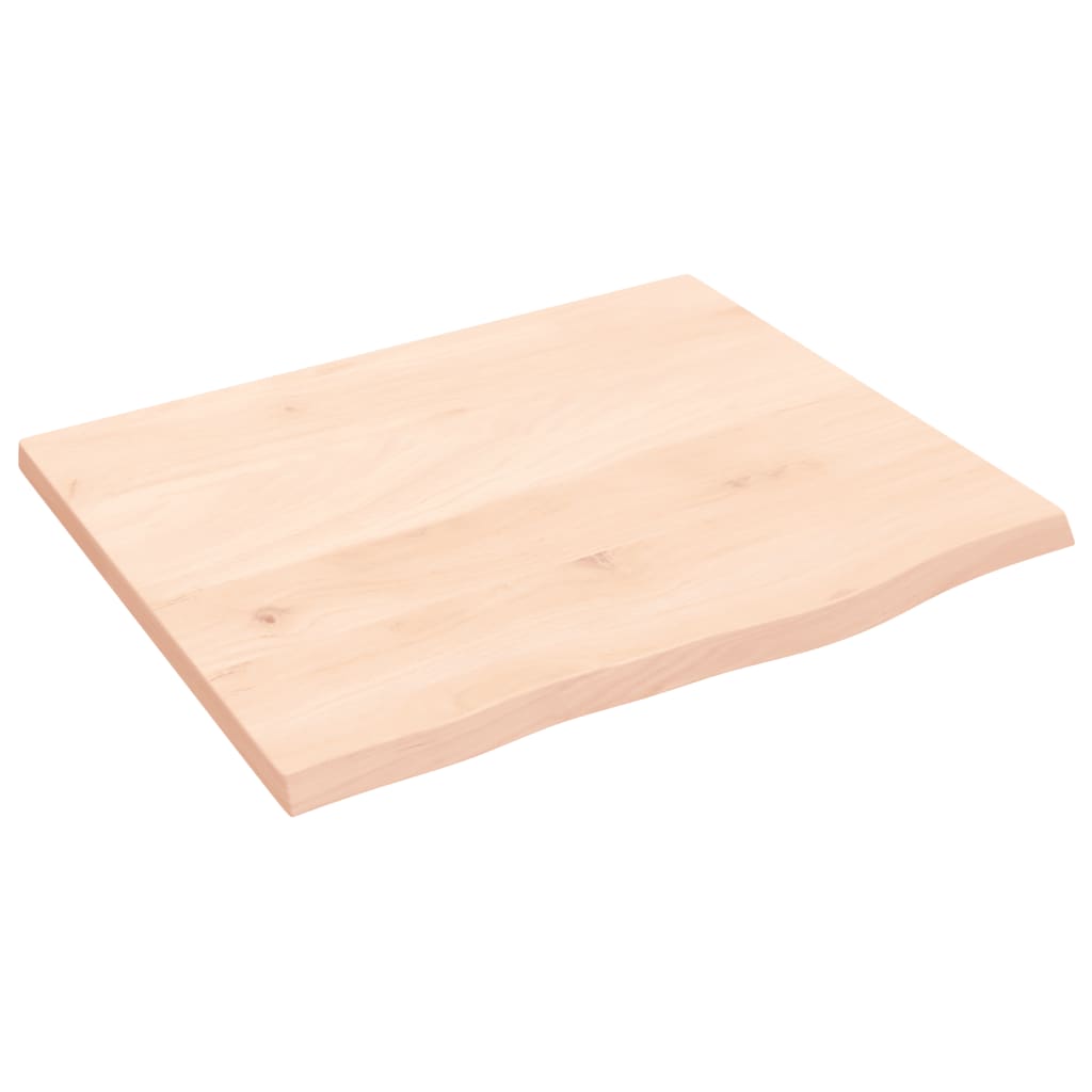 Wandschap 60x50x2 cm onbehandeld massief eikenhout is nu te koop bij PeponiXL, paradijselijk wonen!