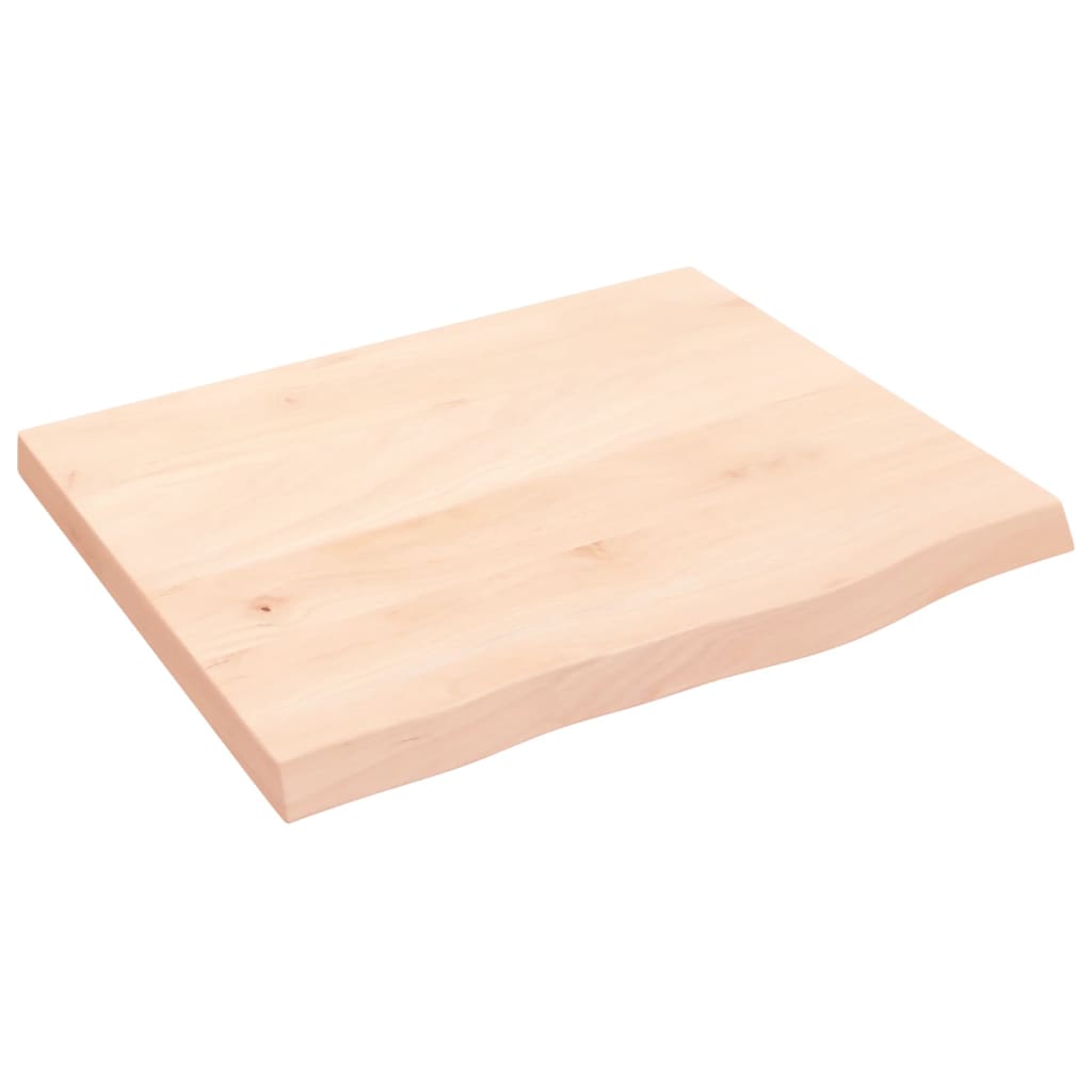 Wandschap 60x50x(2-4) cm onbehandeld massief eikenhout is nu te koop bij PeponiXL, paradijselijk wonen!