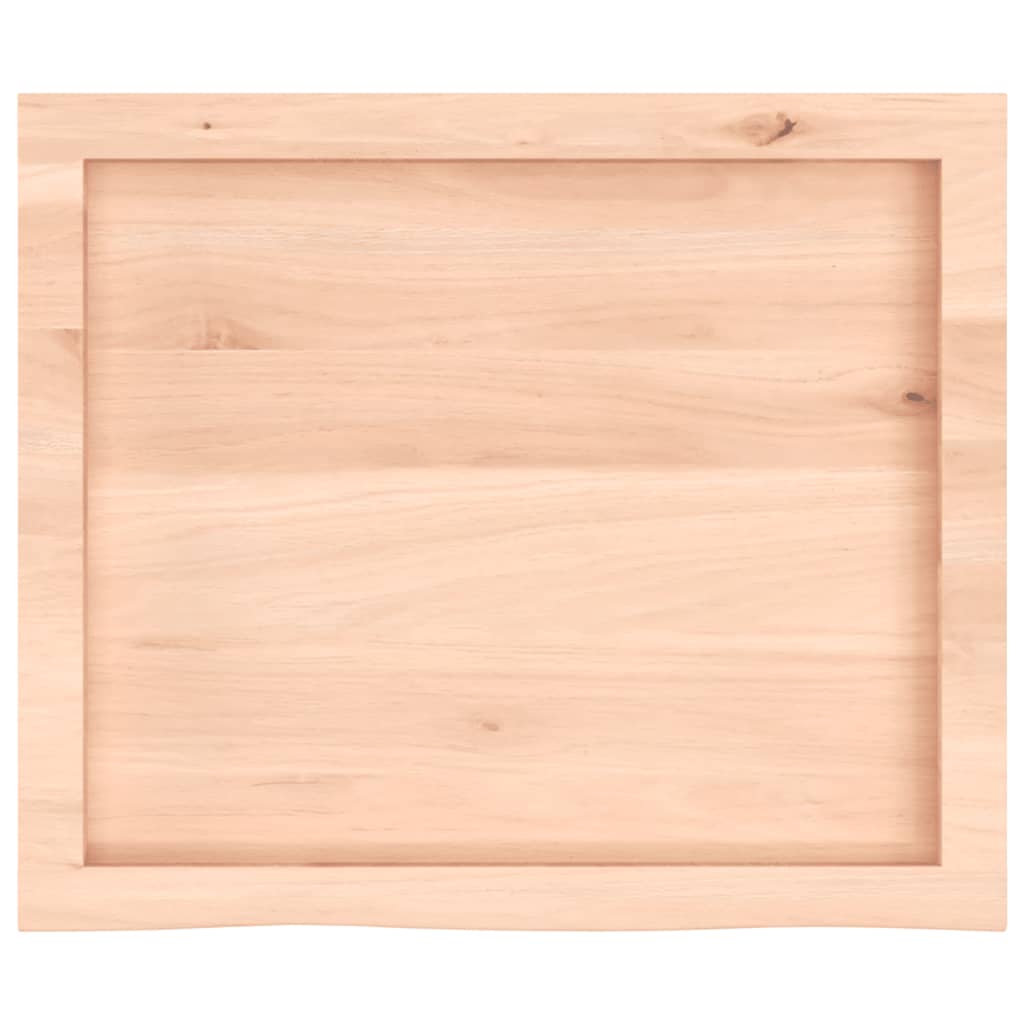 Wandschap 60x50x(2-6) cm onbehandeld massief eikenhout is nu te koop bij PeponiXL, paradijselijk wonen!
