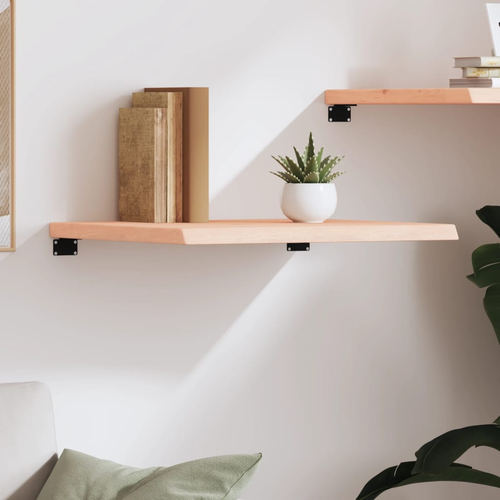 Wandschap 60x60x(2-4) cm onbehandeld massief eikenhout is nu te koop bij PeponiXL, paradijselijk wonen!