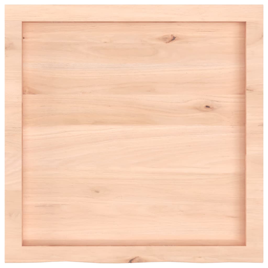 Wandschap 60x60x(2-4) cm onbehandeld massief eikenhout is nu te koop bij PeponiXL, paradijselijk wonen!