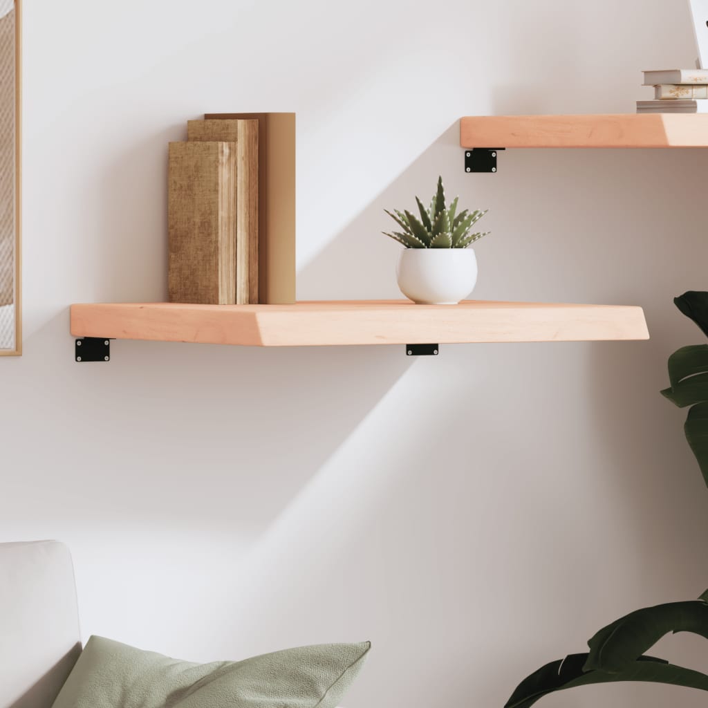 Wandschap 60x60x(2-6) cm onbehandeld massief eikenhout is nu te koop bij PeponiXL, paradijselijk wonen!