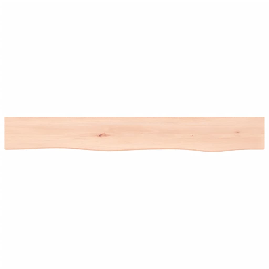 Wandschap 80x10x4 cm onbehandeld massief eikenhout is nu te koop bij PeponiXL, paradijselijk wonen!