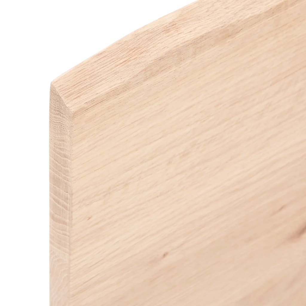 Wandschap 80x30x2 cm onbehandeld massief eikenhout is nu te koop bij PeponiXL, paradijselijk wonen!