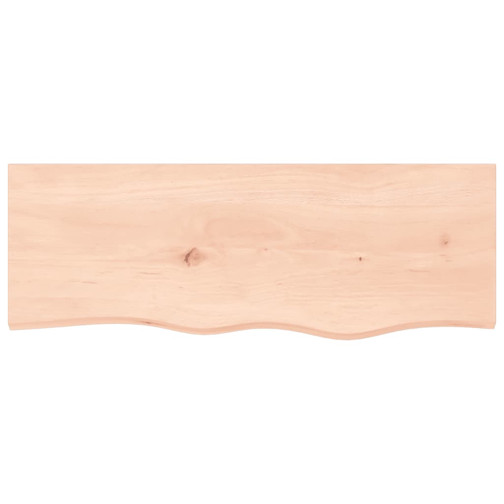 Wandschap 80x30x(2-4) cm onbehandeld massief eikenhout is nu te koop bij PeponiXL, paradijselijk wonen!