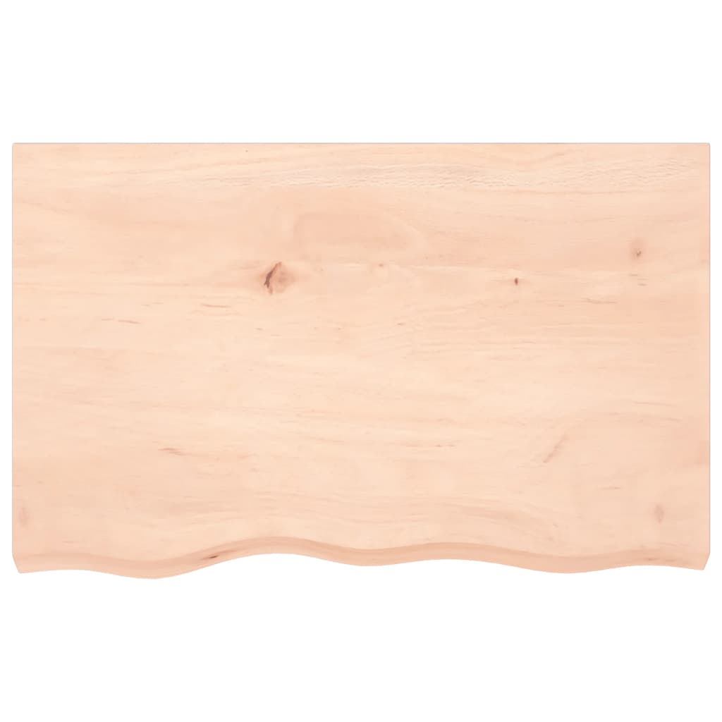 Wandschap 80x50x(2-4) cm onbehandeld massief eikenhout is nu te koop bij PeponiXL, paradijselijk wonen!
