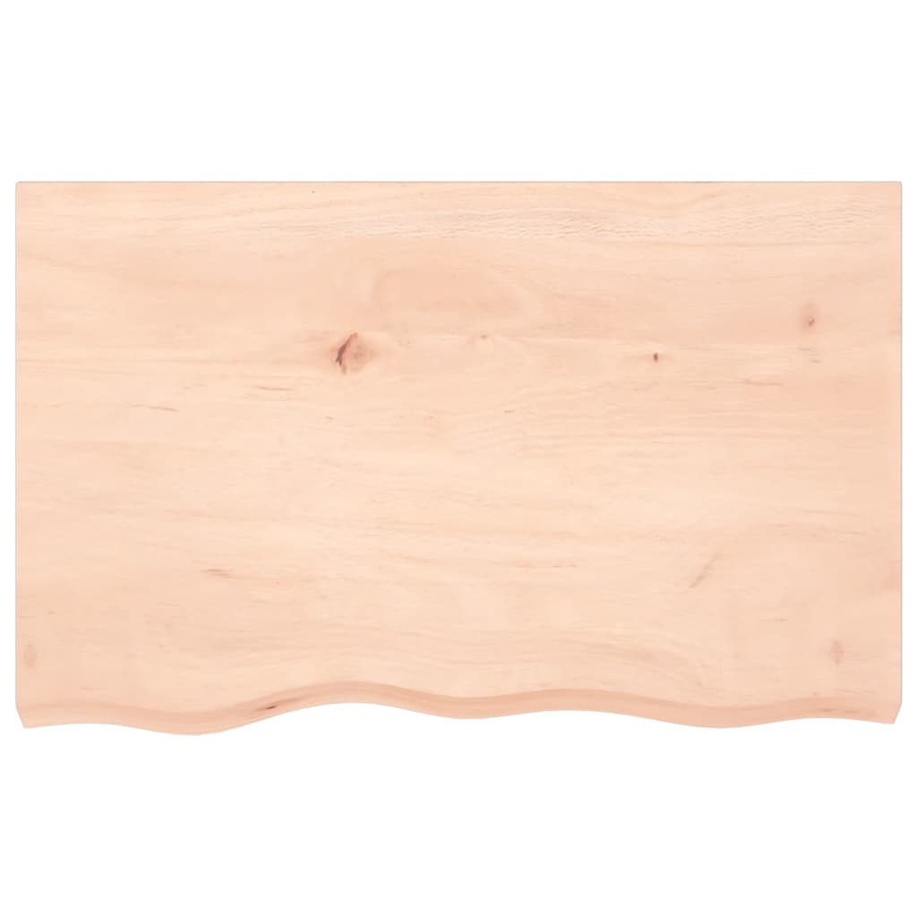 Wandschap 80x50x(2-6) cm onbehandeld massief eikenhout is nu te koop bij PeponiXL, paradijselijk wonen!