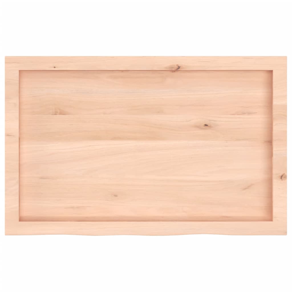 Wandschap 80x50x(2-6) cm onbehandeld massief eikenhout is nu te koop bij PeponiXL, paradijselijk wonen!