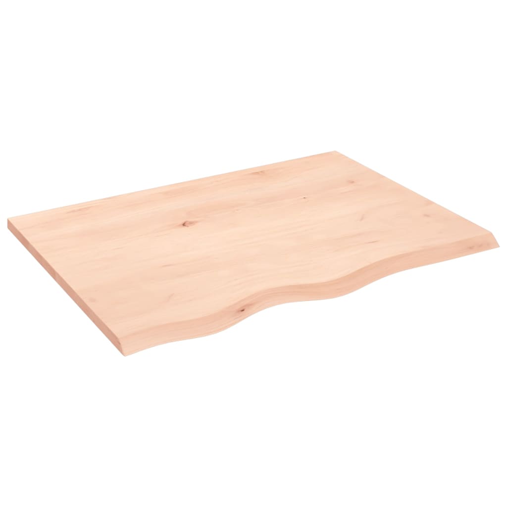 Wandschap 80x60x2 cm onbehandeld massief eikenhout is nu te koop bij PeponiXL, paradijselijk wonen!