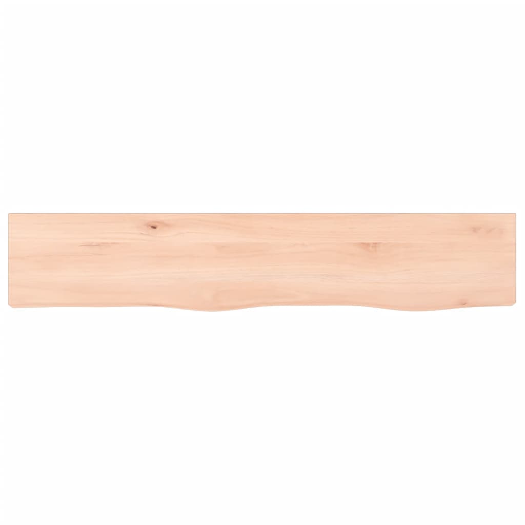 Wandschap 100x20x6 cm onbehandeld massief eikenhout is nu te koop bij PeponiXL, paradijselijk wonen!