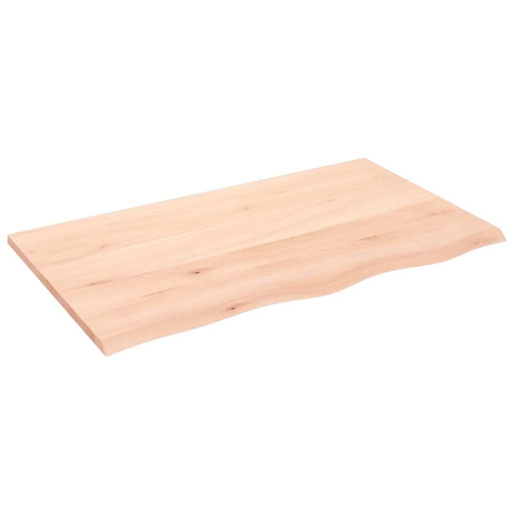 Wandschap 100x60x2 cm onbehandeld massief eikenhout is nu te koop bij PeponiXL, paradijselijk wonen!