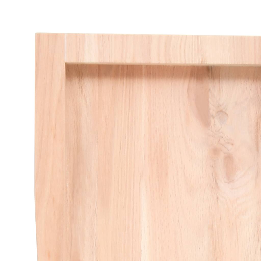 Wandschap 120x60x(2-6) cm onbehandeld massief eikenhout is nu te koop bij PeponiXL, paradijselijk wonen!