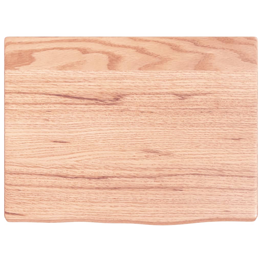 Wandschap 40x30x2 cm behandeld massief eikenhout lichtbruin is nu te koop bij PeponiXL, paradijselijk wonen!