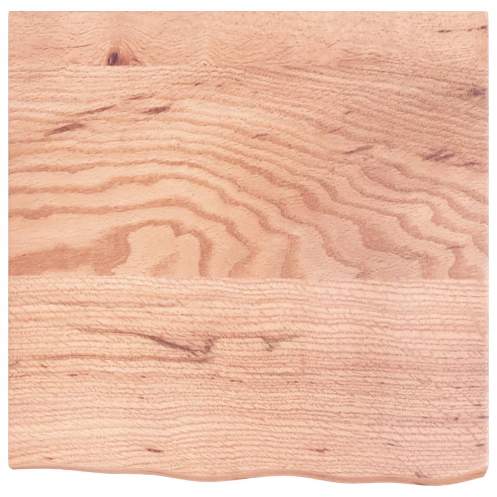 Wandschap 60x60x(2-4) cm behandeld massief eikenhout lichtbruin is nu te koop bij PeponiXL, paradijselijk wonen!