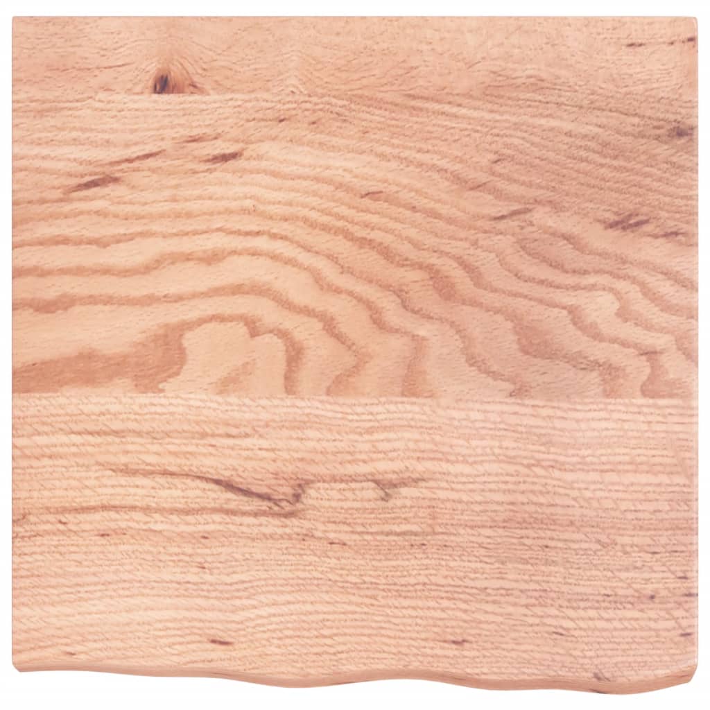 Wandschap 60x60x(2-6) cm behandeld massief eikenhout lichtbruin is nu te koop bij PeponiXL, paradijselijk wonen!