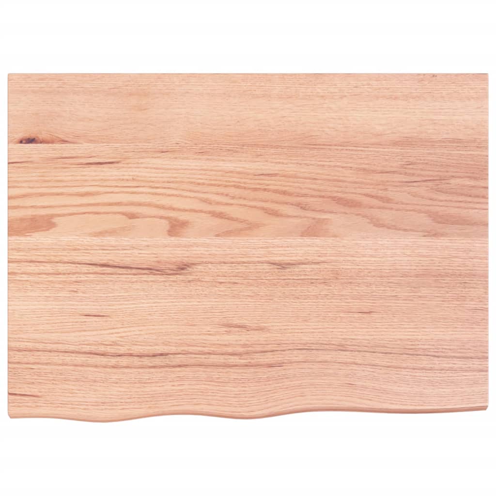 Wandschap 80x60x2 cm behandeld massief eikenhout lichtbruin is nu te koop bij PeponiXL, paradijselijk wonen!