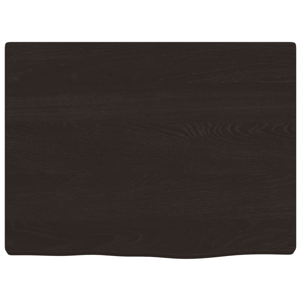 Wandschap 40x30x2 cm behandeld massief eikenhout donkerbruin is nu te koop bij PeponiXL, paradijselijk wonen!