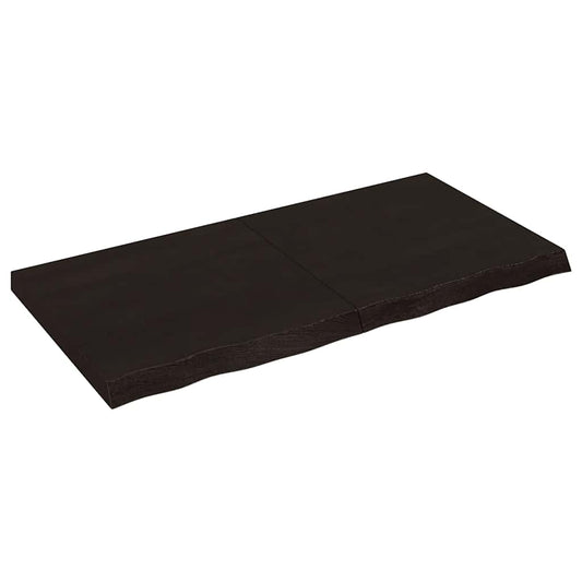 Wandschap behandeld massief eikenhout donkerbruin is nu te koop bij PeponiXL, paradijselijk wonen!