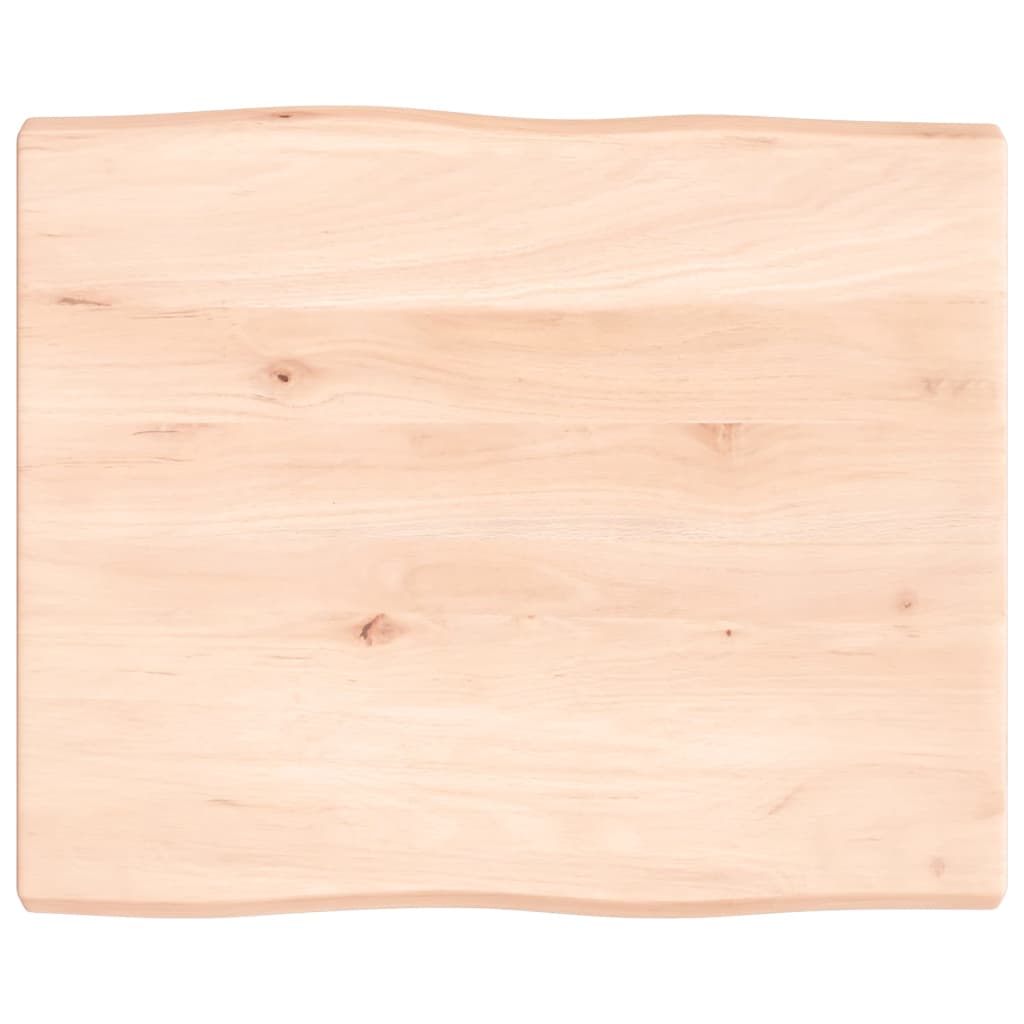 Tafelblad natuurlijke rand 60x50x(2-4) cm massief eikenhout is nu te koop bij PeponiXL, paradijselijk wonen!