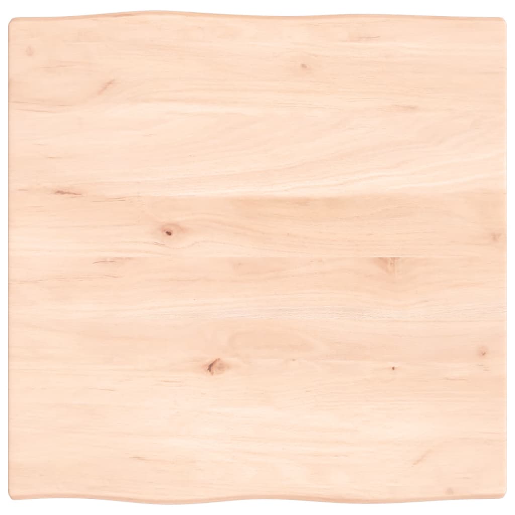 Tafelblad natuurlijke rand 60x60x2 cm massief eikenhout is nu te koop bij PeponiXL, paradijselijk wonen!