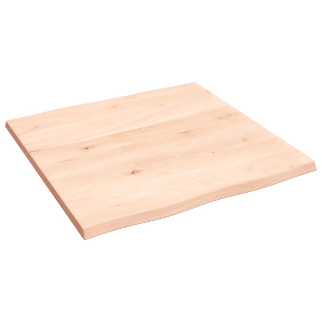 Tafelblad natuurlijke rand 60x60x2 cm massief eikenhout is nu te koop bij PeponiXL, paradijselijk wonen!