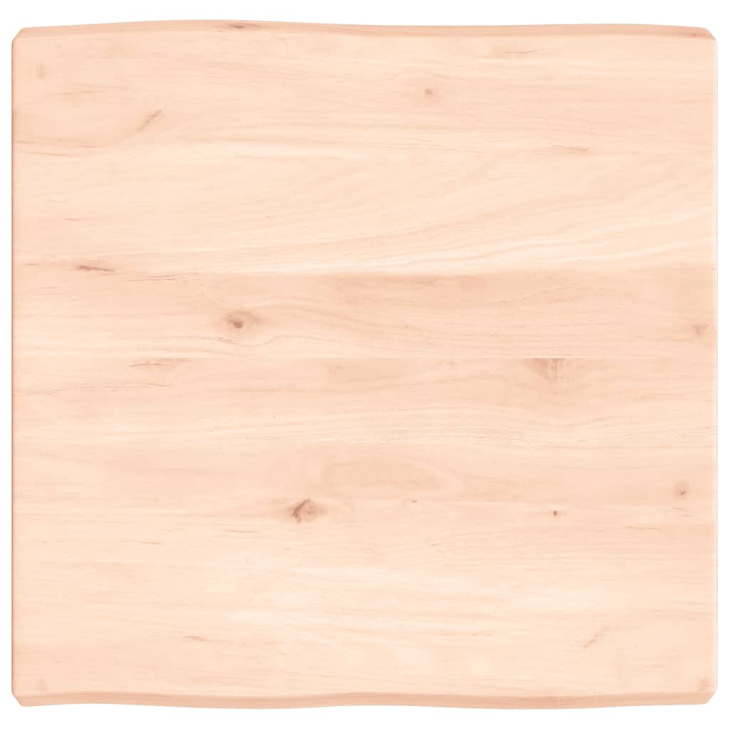 Tafelblad natuurlijke rand 60x60x(2-6) cm massief eikenhout is nu te koop bij PeponiXL, paradijselijk wonen!