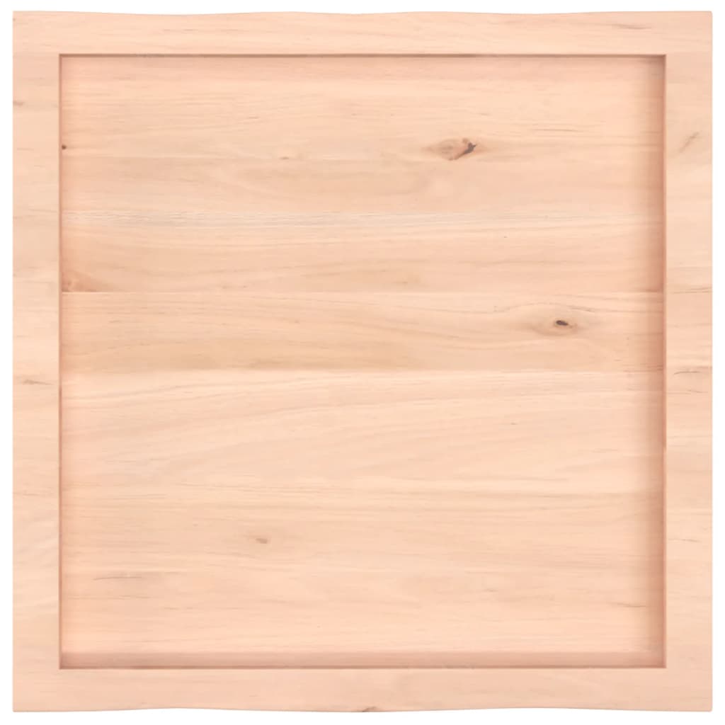 Tafelblad natuurlijke rand 60x60x(2-6) cm massief eikenhout is nu te koop bij PeponiXL, paradijselijk wonen!