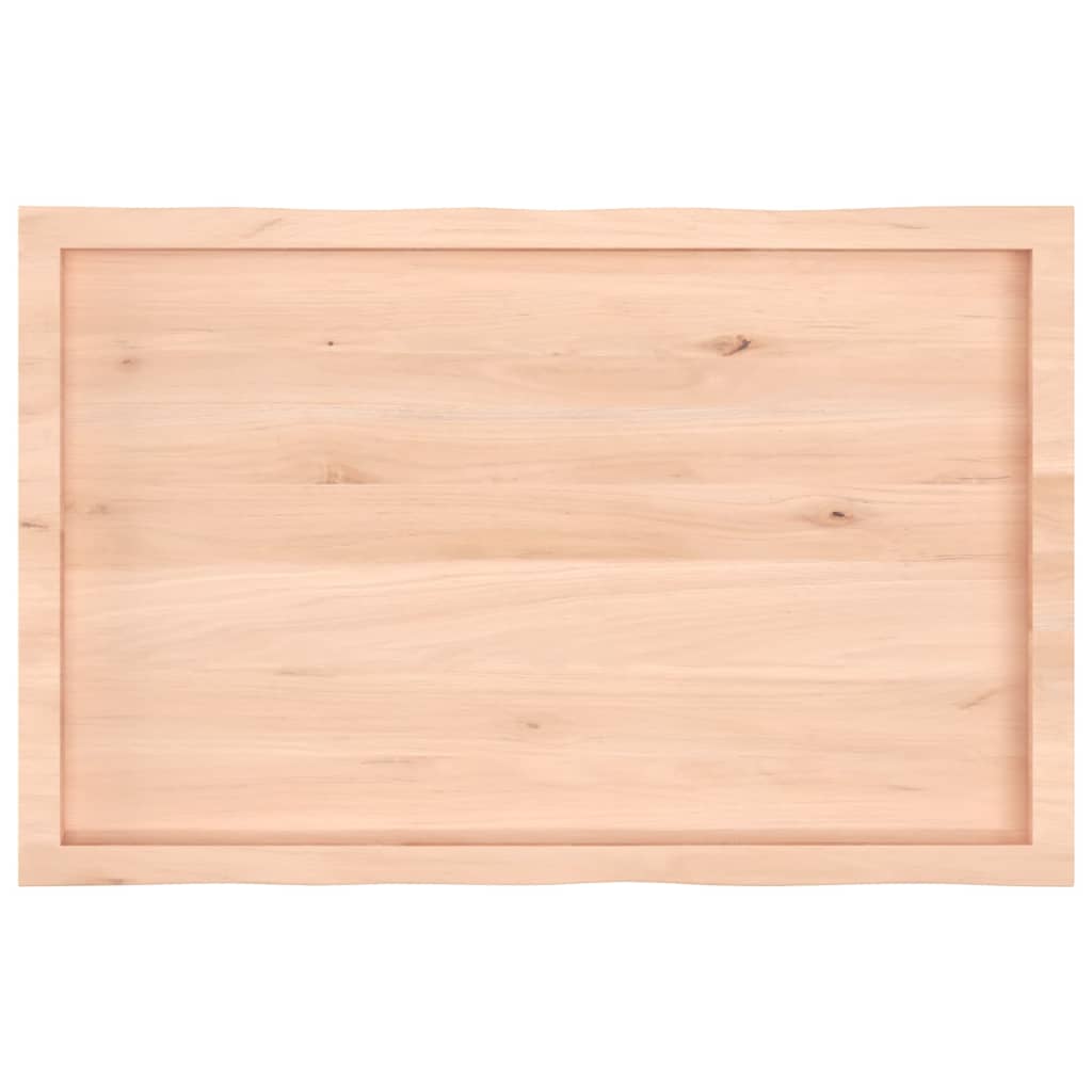 Tafelblad natuurlijke rand 100x60x(2-4) cm massief eikenhout is nu te koop bij PeponiXL, paradijselijk wonen!