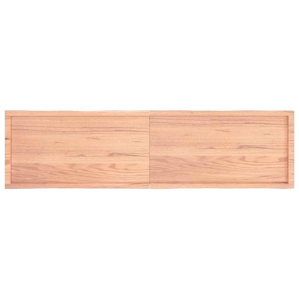 Tafelblad natuurlijke rand 200x50x(2-4) cm eikenhout lichtbruin is nu te koop bij PeponiXL, paradijselijk wonen!