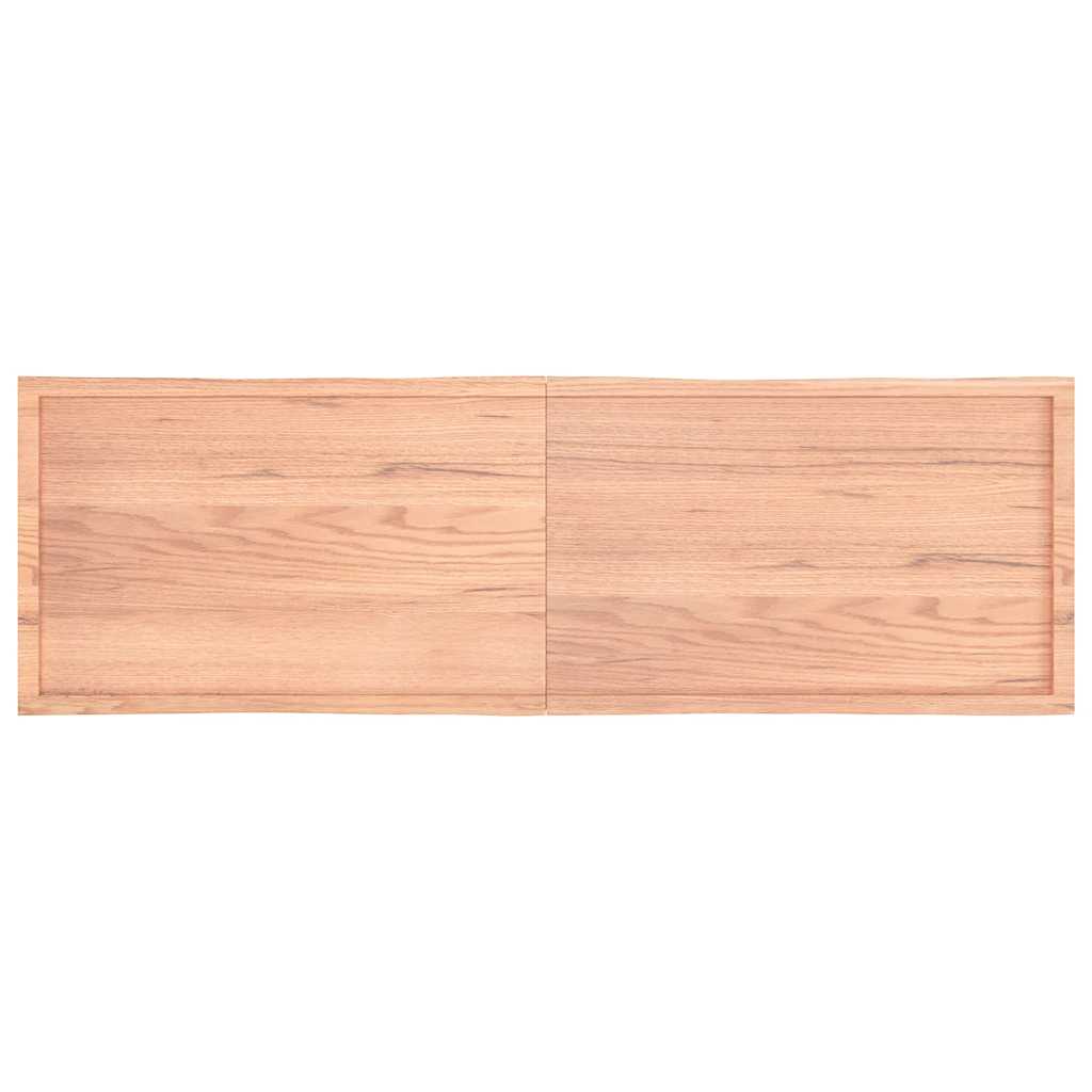 Tafelblad natuurlijke rand 200x60x(2-4) cm eikenhout lichtbruin is nu te koop bij PeponiXL, paradijselijk wonen!