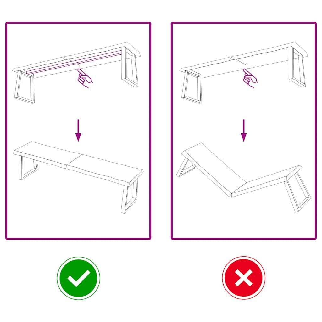 Tafelblad natuurlijke rand 160x40x(2-4)cm eikenhout donkerbruin is nu te koop bij PeponiXL, paradijselijk wonen!