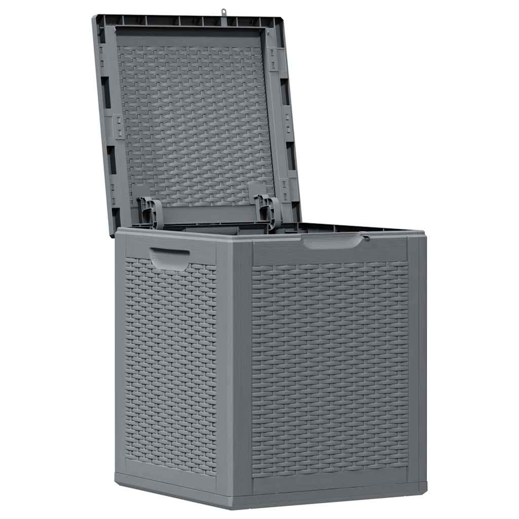 Tuinbox 90 L PP rattan grijs is nu te koop bij PeponiXL, paradijselijk wonen!