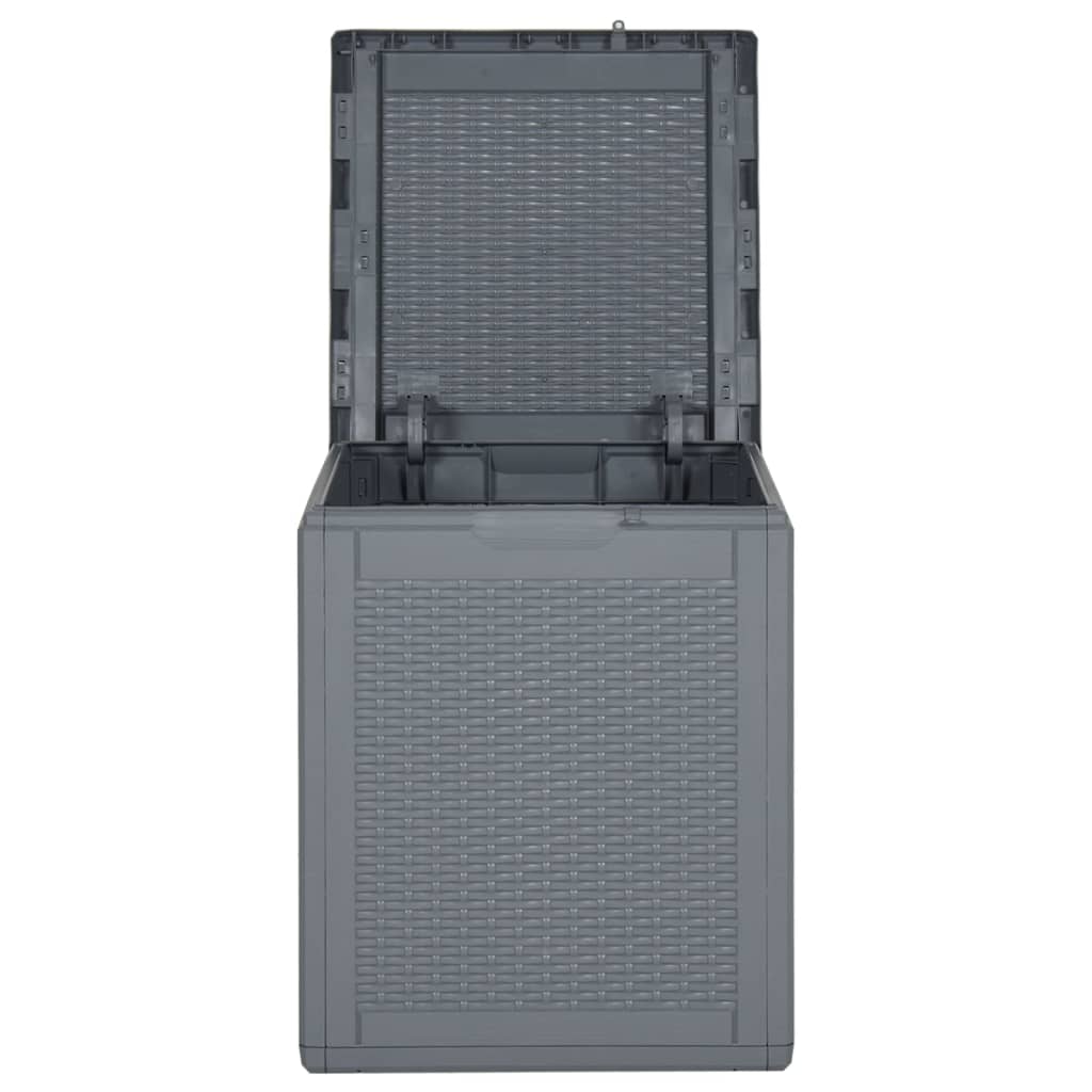 Tuinbox 90 L PP rattan grijs is nu te koop bij PeponiXL, paradijselijk wonen!