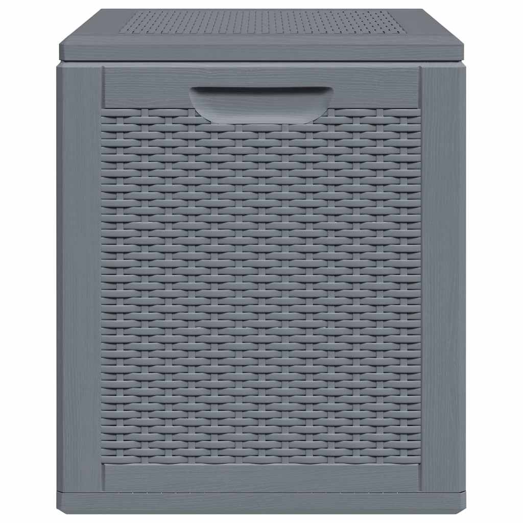 Tuinbox 90 L PP rattan grijs is nu te koop bij PeponiXL, paradijselijk wonen!