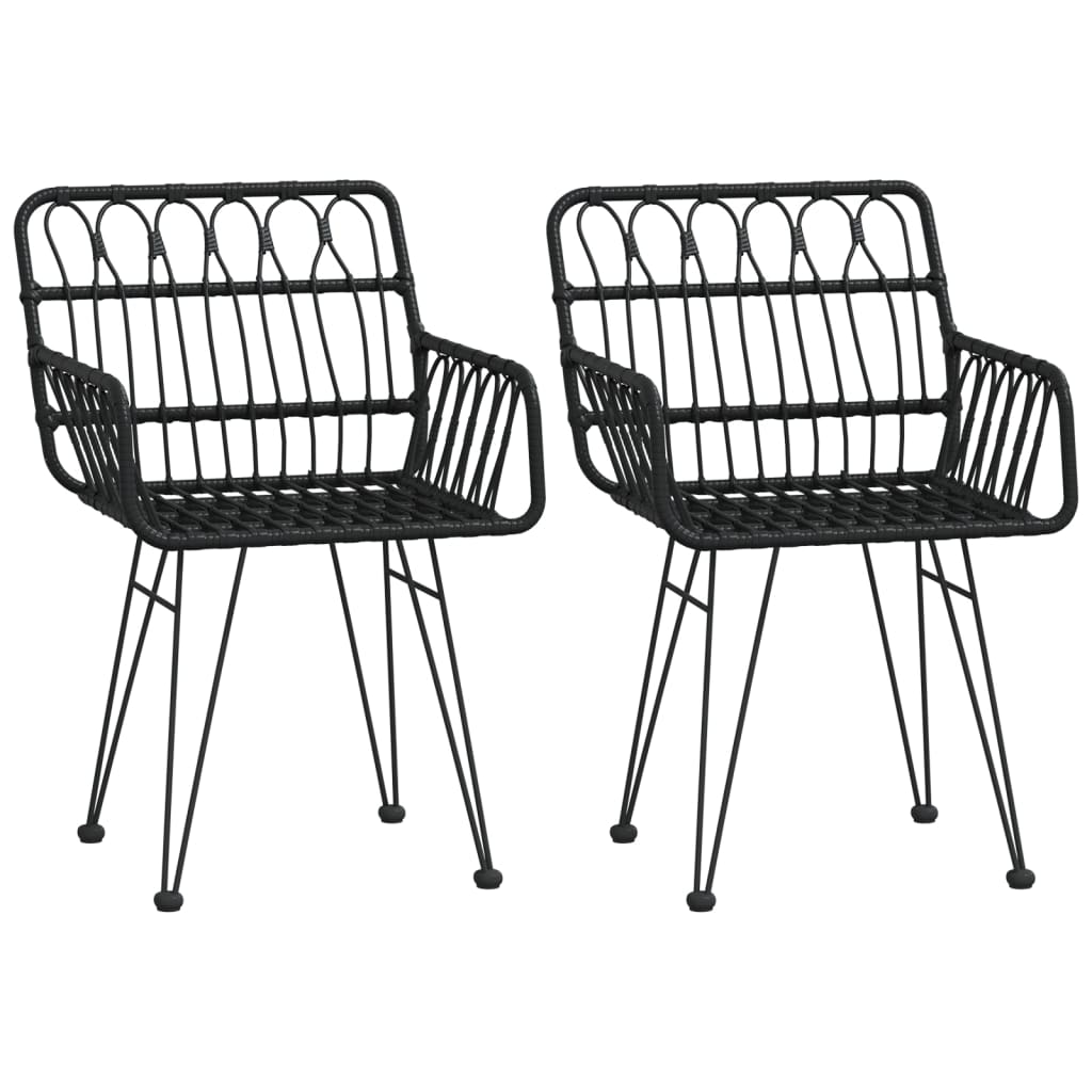 3-delige Tuinset poly rattan zwart is nu te koop bij PeponiXL, paradijselijk wonen!