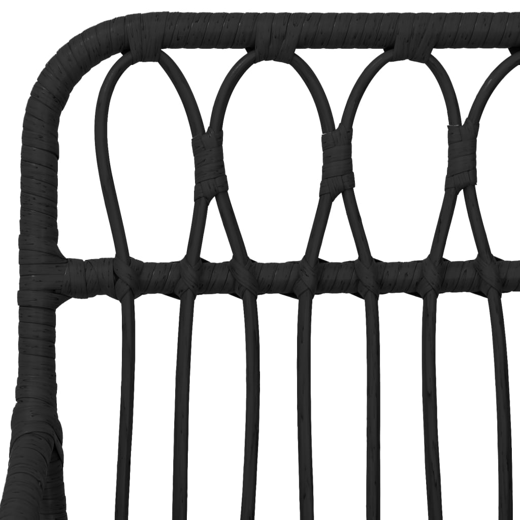 5-delige Tuinset poly rattan zwart is nu te koop bij PeponiXL, paradijselijk wonen!