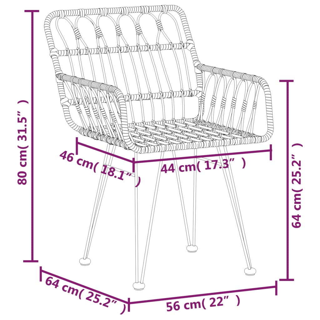 5-delige Tuinset poly rattan zwart is nu te koop bij PeponiXL, paradijselijk wonen!