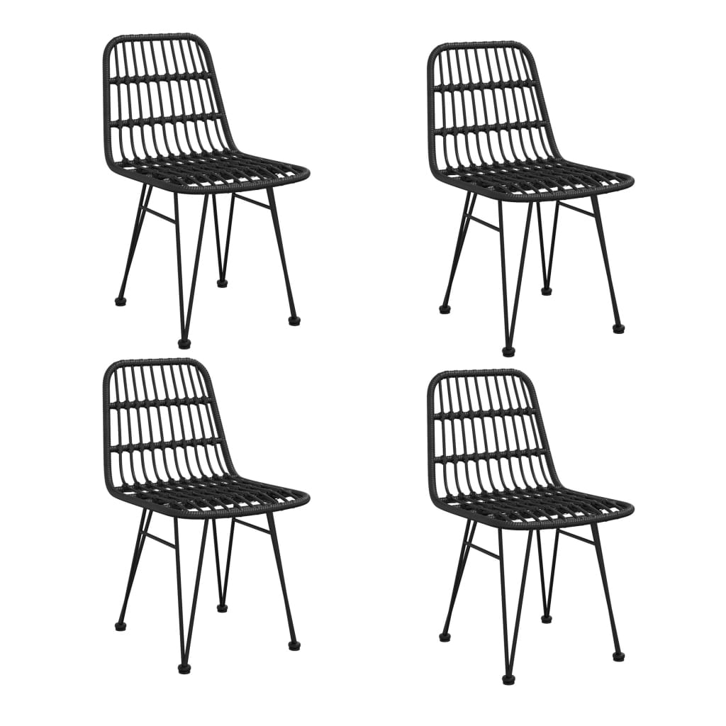 5-delige Tuinset poly rattan zwart is nu te koop bij PeponiXL, paradijselijk wonen!