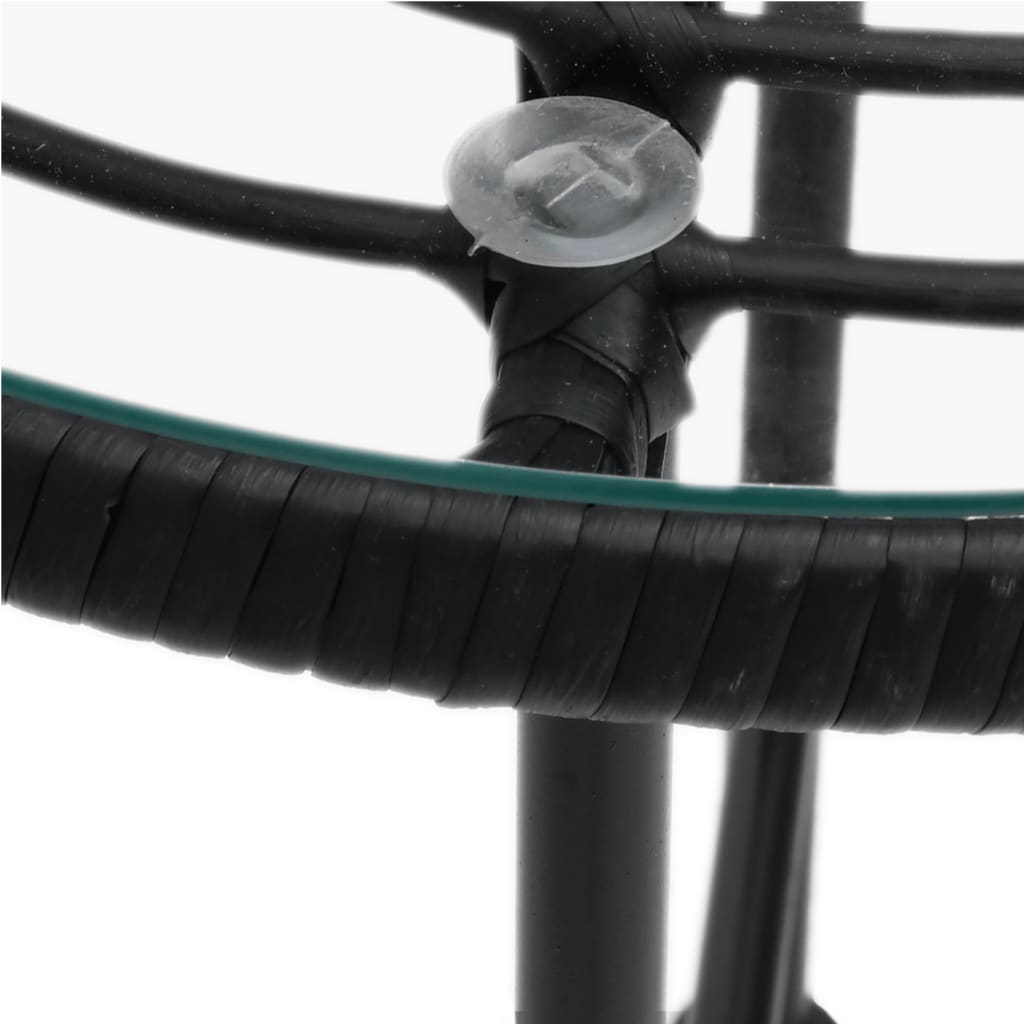 5-delige Tuinset poly rattan zwart is nu te koop bij PeponiXL, paradijselijk wonen!