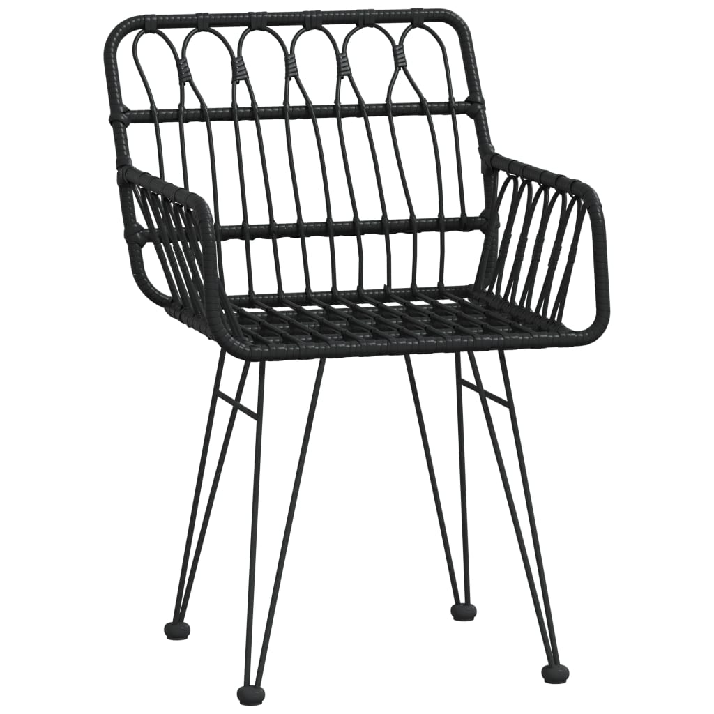 5-delige Tuinset poly rattan zwart is nu te koop bij PeponiXL, paradijselijk wonen!