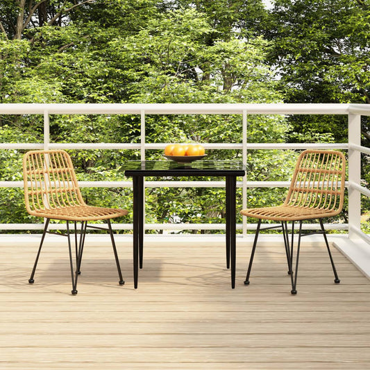 3-delige Tuinset poly rattan is nu te koop bij PeponiXL, paradijselijk wonen!