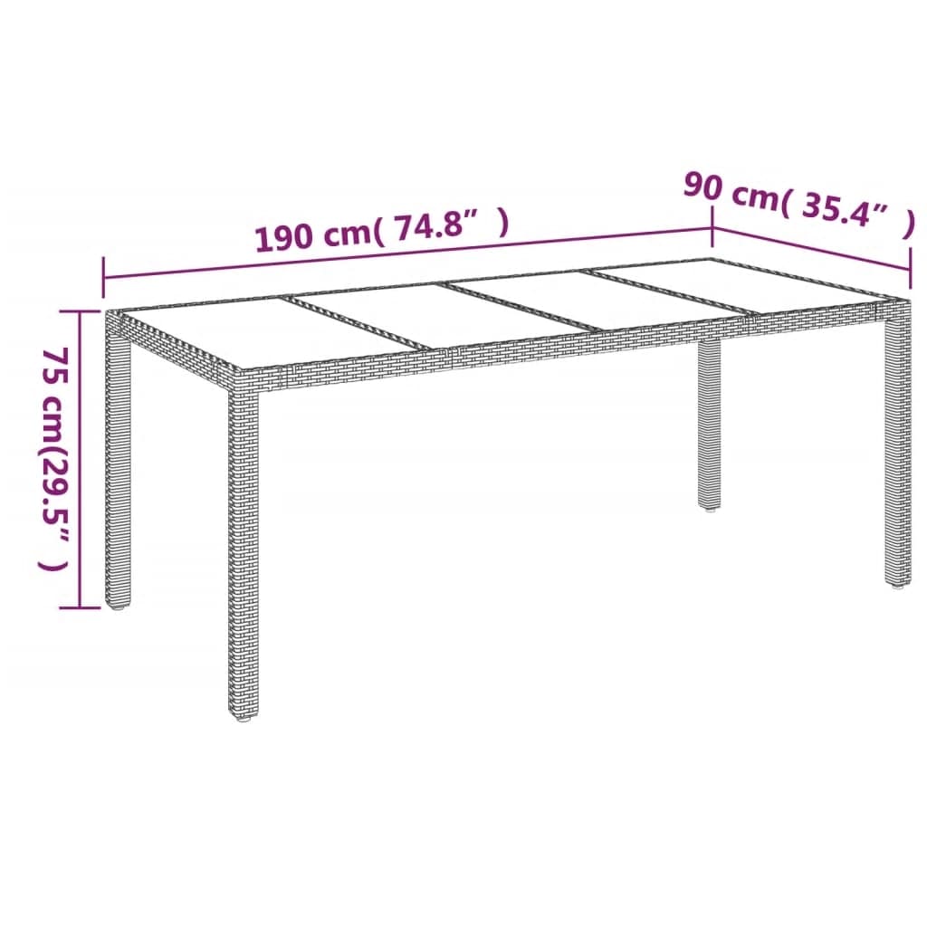 9-delige Loungeset met kussens poly rattan zwart is nu te koop bij PeponiXL, paradijselijk wonen!