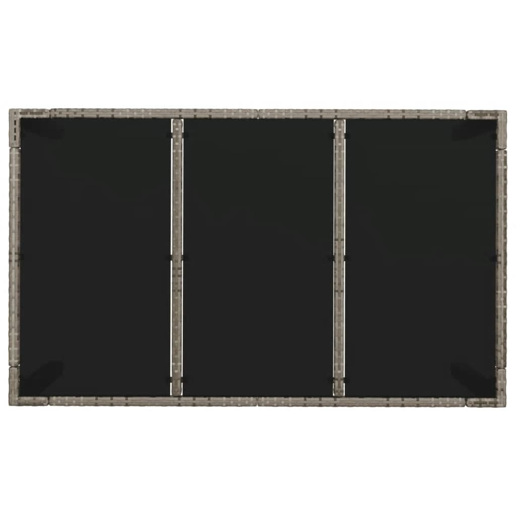 5-delige Tuinset met kussens poly rattan grijs is nu te koop bij PeponiXL, paradijselijk wonen!