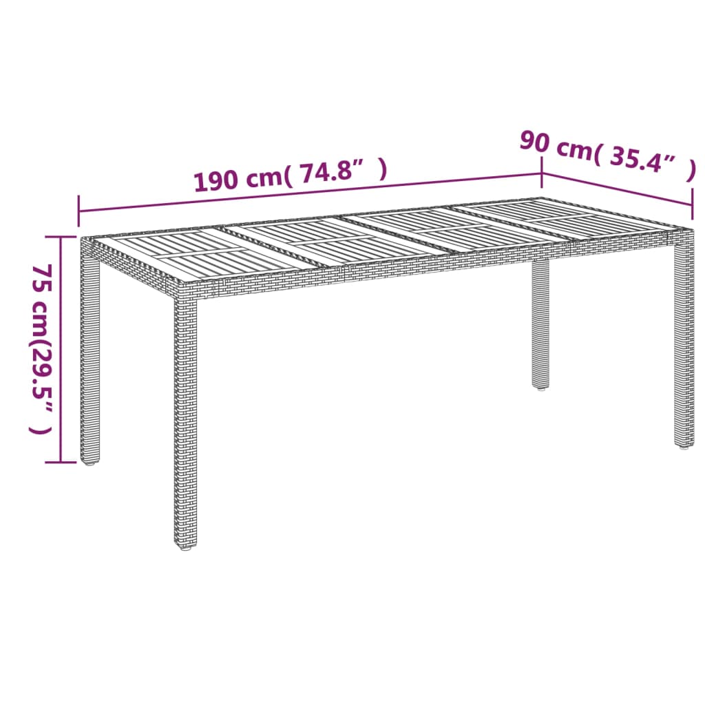 9-delige Tuinset met kussens poly rattan grijs is nu te koop bij PeponiXL, paradijselijk wonen!