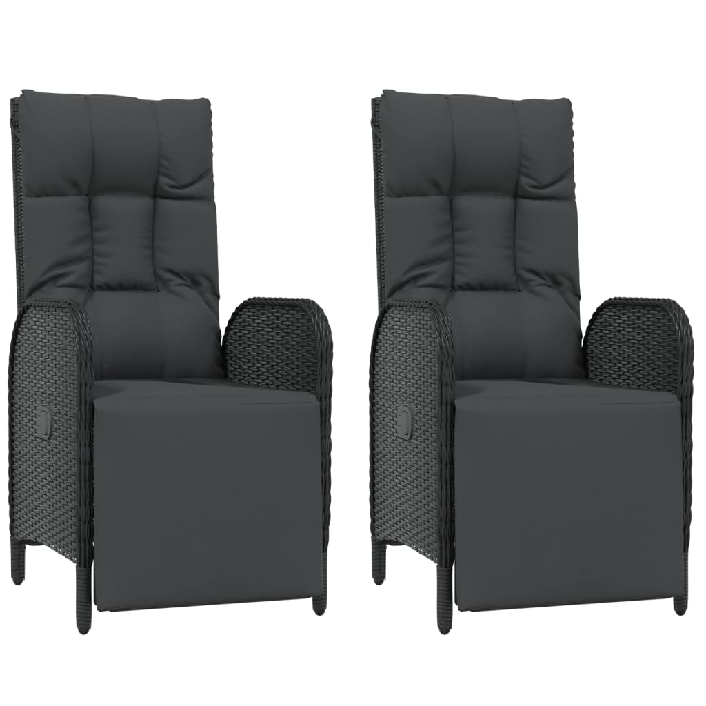 9-delige Tuinset poly rattan zwart is nu te koop bij PeponiXL, paradijselijk wonen!