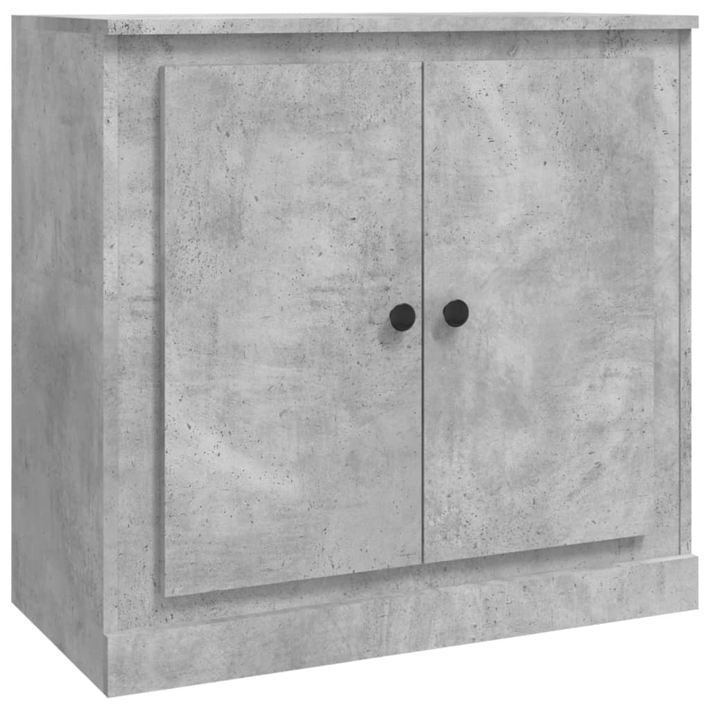 Dressoirs 3 st bewerkt hout betongrijs is nu te koop bij PeponiXL, paradijselijk wonen!