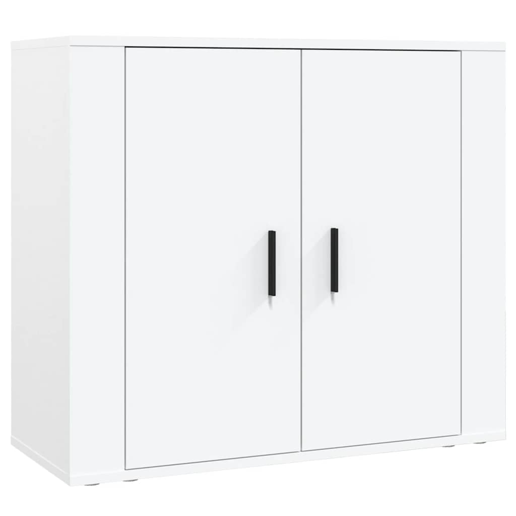 Hoge kast bewerkt hout wit is nu te koop bij PeponiXL, paradijselijk wonen!