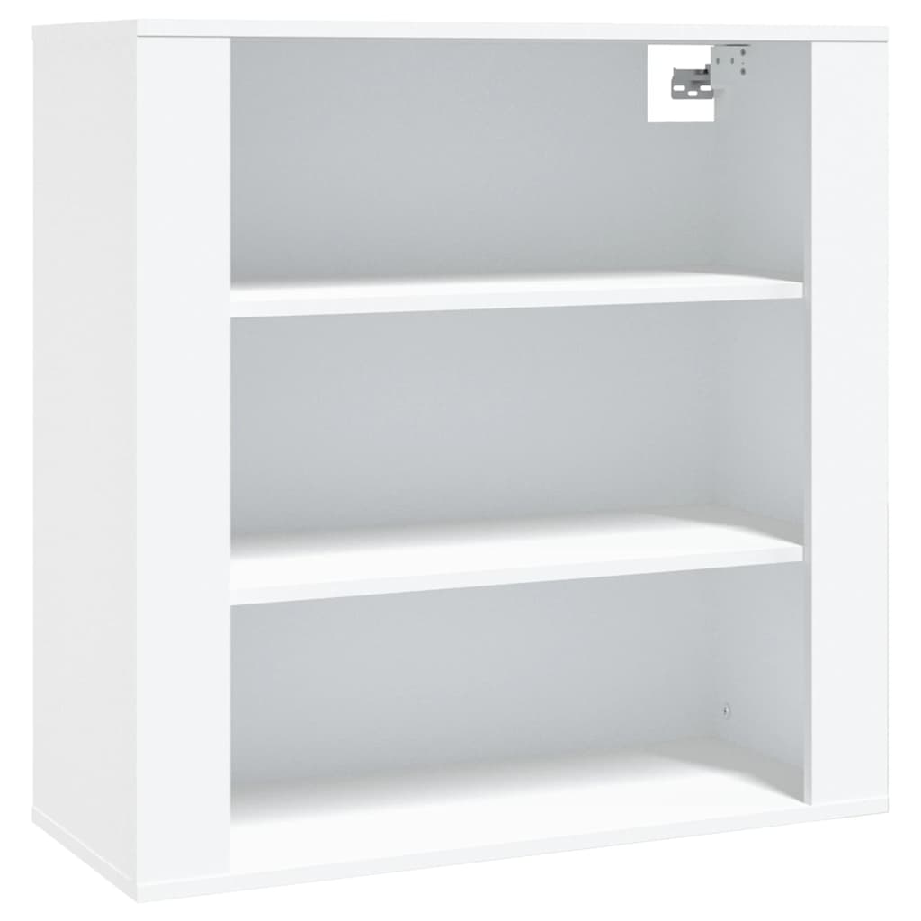 Hoge kast bewerkt hout wit is nu te koop bij PeponiXL, paradijselijk wonen!