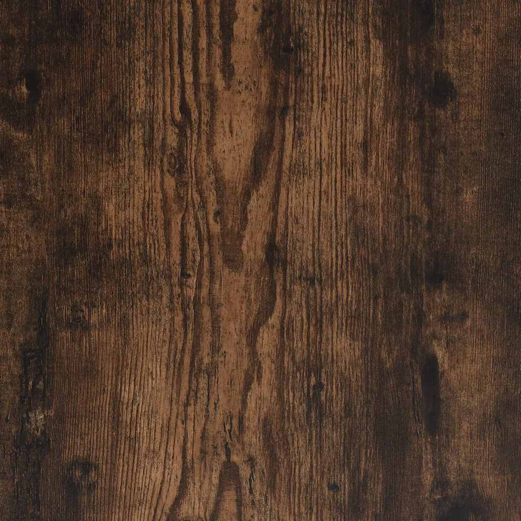 Hoge kast bewerkt hout gerookt eikenkleurig is nu te koop bij PeponiXL, paradijselijk wonen!